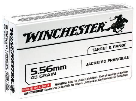 Winchester USA Brand 5.56x45mm NATO USA556JF Target shooting ammo Buy ...