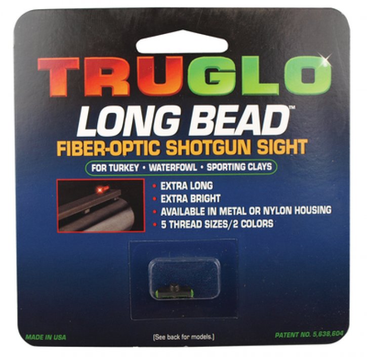 TRUGLO Long Bead Fiber Optic Sight 2.6mm Green TG947CGM NEW 
