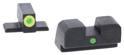 Pro i-dot Set For SIG #8 Front ProGlo Green Tritium With Lime Outline Single Dot Green Rear Sight