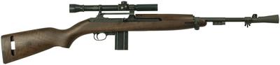 Model T30 M1 Carbine .30 Carbine 18 Inch Barrel With Flash Hider Walnut Stock Includes M82 Sniper Riflescope 10 Round