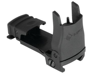 Back Up Polymer Flip Up Front Sight With Windage Adjustment Black