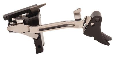 Duty Drop In Trigger Kit Black Trigger Pad with Black Safety for Gen 1/2/3 Glock .40S&W/.357SIG