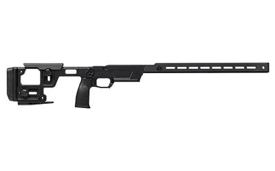 17" Competition Chassis, Fits Remington 700 Short Action, Compatible with AICS and AIAIW Detachable Box Magazines, 17" MLOK/Arca Forend, Anodized Finish, Black APBG200004C