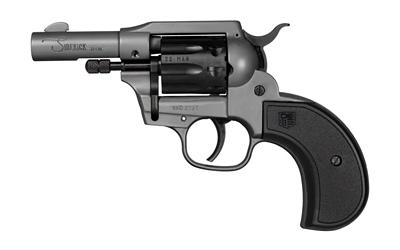 Birdshead Sidekick, Double Action/Single Action, Metal Frame Revolver, 22 LR/22 WMR, 3" Barrel, Zinc, Cerakote Finish, Dark Gray, Black Cylinder, Checkered Glass Filled Nylon Grips, Blade Front Sight, Integral Rear Sight, 9 Rounds DB0600A051