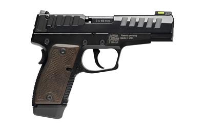 P15, Striker Fired, Semi-automatic, Polymer Frame Pistol, Compact, 9MM, 4" Barrel, Matte Finish, Black, Walnut Grips, Hi-Viz Fiber Optic Front Sight, Tritium Rear Sight, 15 Rounds, 1 Magazine P15MBLK