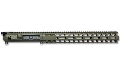 Upper/Handguard Set, Cerakote Finish, Olive Drab Green, Fits AR-15, Includes 14" MLOK Handguard, Radian Raptor-SD Charging Handle R0628