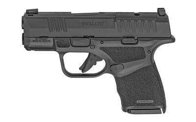 Hellcat, OSP, Striker Fired, Semi-automatic, Polymer Frame Pistol, Sub-Compact, 9MM, 3" Hammer Forged Barrel, Melonite Finish, Black, Textured Grip, Tritium Front Sight, Tactical Rack Rear Sight, Optics Ready, 10 Rounds, 5 Magazines, Range Bag HC9319BOSP