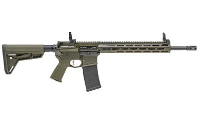 SAINT, Semi-automatic, 223 Rem/556NATO, 16" Barrel, 1:8 Twist, Mid-Length Gas System, OD Green Finish, Magpul Stock and Grip, Free Float M-Lok Handguard, 1-30Rd PMAG, Flip Up Front and Rear Sights ST916556ODGFFH