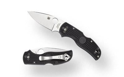 Native 5 Folding Knife, Plain Edge, CPMS35VN Steel, Black Finish C41PBK5
