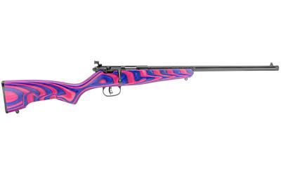 Rascal Minimalist, Bolt Action, 22LR, 16.125" Barrel, Pink and Purple Laminate Stock, AccuTrigger, Adjustable Peep Sights, Single Shot, Right Hand 13797