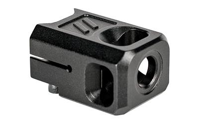 V2 PRO GEN5, Compensator, 9MM, Black, Muzzle Brake/Comp, 1/2X28, Matches Glock and ZEV Gen5 Slides COMP-PRO-V2-5G-B