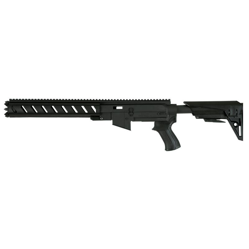 TactLite, Stock, Black, AR-15 Replicate Polymer Receiver, Aluminum 6-Sided Carbine Forend and T2 style Pistol Grip, 10/22 C.2.10.2210