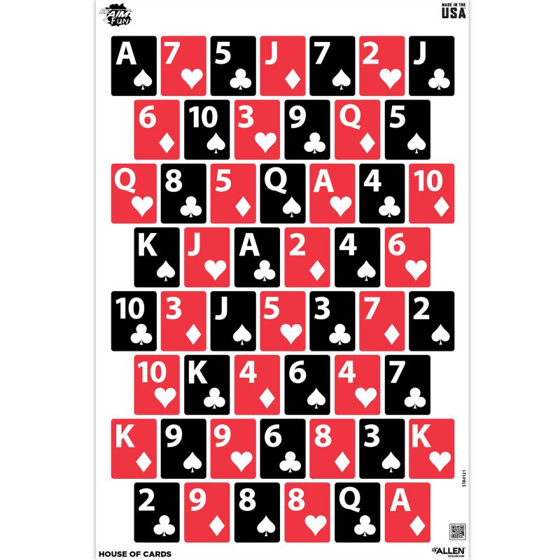 Get the Game On EZ Aim, Paper Targets, 8 Pack, 12"X18", Assorted Colors 15642