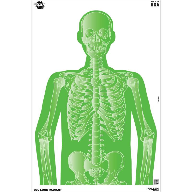 Imposing Figures EZ Aim, Paper Targets, 8 Pack, 12"X18", Assorted Colors 15645