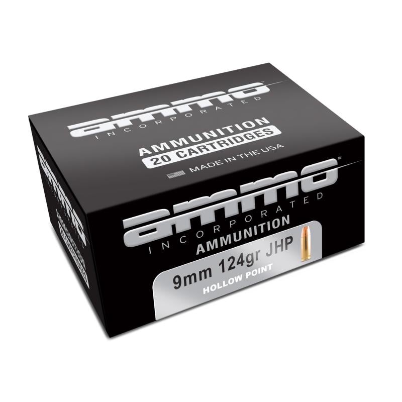 Signature, 9MM, 124 Grain, Jacketed Hollow Point, 20 Round Box 9124JHP-A20