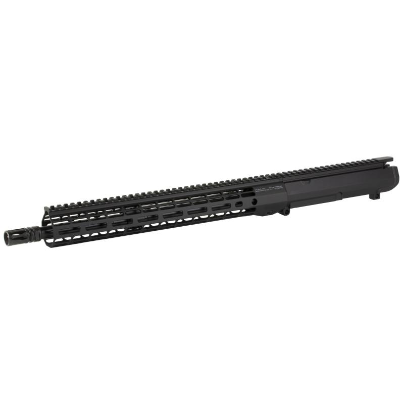 M5 Complete Upper, 308 Winchester, 16" Barrel, 1:10 Twist, Rifle Length Gas System, ATLAS S-ONE Handguard, Anodized Finish, Black, Does Not Include BCG or Charging Handle APAR538705M22