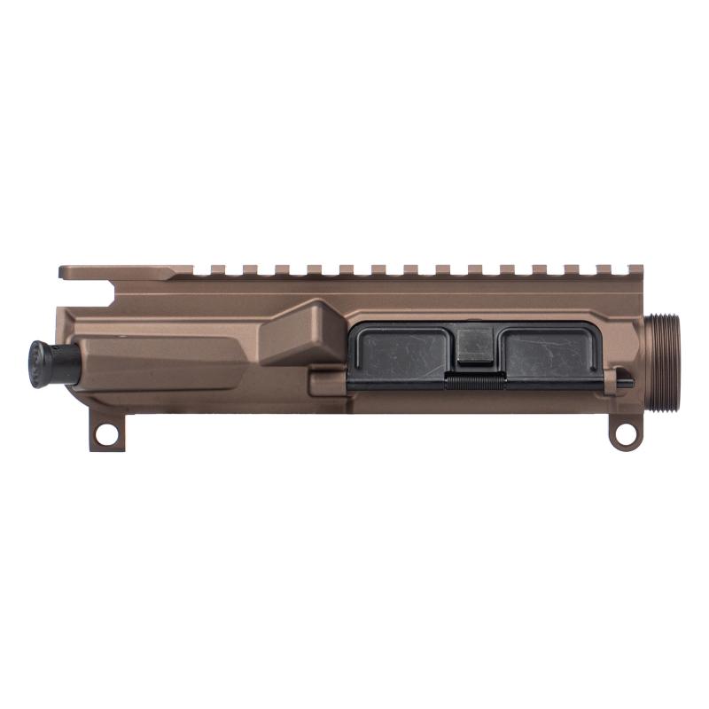 M4E1, Assembled Upper Receiver, Anodized Finish, Kodiac Brown, Fits AR15 APAR700222AC