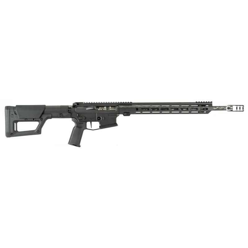 Elite LPR, Semi-Automatic Rifle, AR, 6.5 Grendel, 18" Proof Research Carbon Fiber Barrel, Superlative Arms Adjustable Gas Block, Elite Series Muzzle Brake, 15" Lightweight Handguard, Cerakote Finish, Black, Magpul MOE-K2 Grip, Magpul PRS Stock, Timney Ta