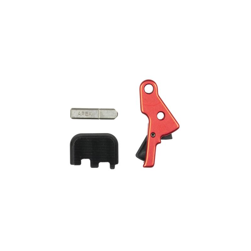 Action Enhancement Kit, Fits CZ P-10S/C/F, 9MM, Action Enhancement Trigger, Performance Disconnector, Slide Cover Plate, Red 116-155