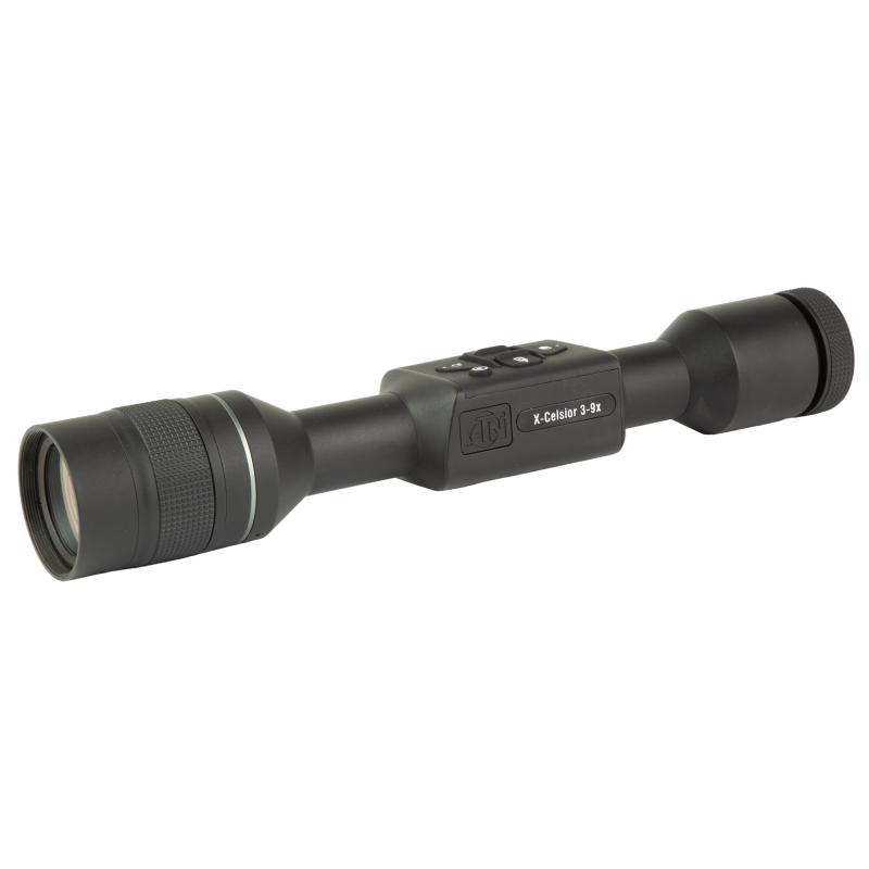 X-Celsior, Night/Day Rifle Scope, 3-9X Magnification, 9mm Objective, Multiple Reticle, 30mm Main Tube, Matte Finish, Black, Includes Battery Charger, Scope Rings, and Infared Illuminator DGWSXC309NV