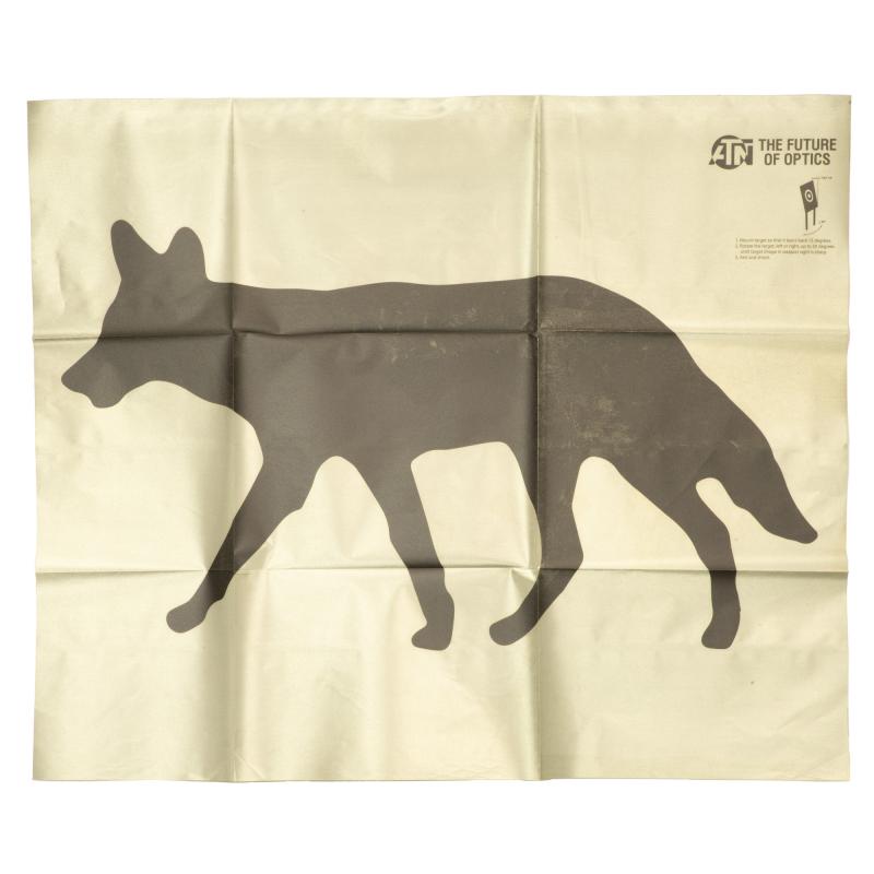 Coyote Thermal Target, 30"x24", Kit Includes (1) Coyote Target, (1) Universal Thermal Target, (12) Pasters ACMKIRTGCY
