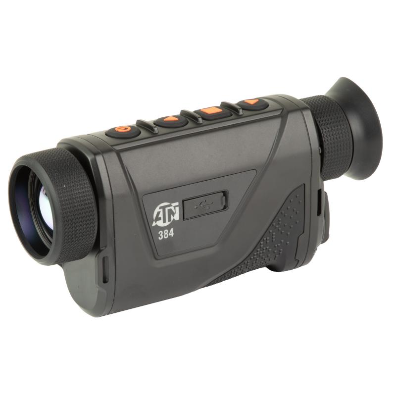 BlazeHunter Pro 335, Thermal Monocular, 4-32X Magnification, 35mm Objective, 384x288 Sensor, Matte Finish, Black, Includes Battery, Charger, and Pouch TIMNBLH335