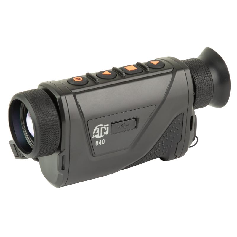 BlazeHunter Pro 635, Thermal Monocular, 2.5-20X Magnification, 35mm Objective, 640x512 Sensor, Matte Finish, Black, Includes Battery, Charger, and Pouch TIMNBLH635