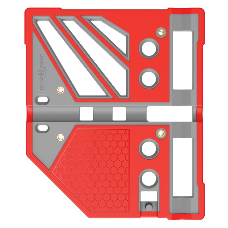 Master Bench Block Pro, Compatible with Most Pistols and Long Guns, Matte Finish, Red and Gray AVMBBPRO