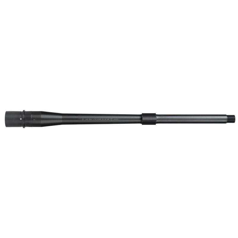 Hanson Mid-Length, 1:10 Twist Barrel, 243 Winchester, 16", Mid Length Gas System, Fits AR-10, 5/8x24 Threaded, QPQ Corrosion Resistant Finish, Black, Includes Low Profile Gas Block BABL243006PQ
