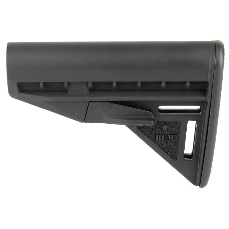 Mod 3 Stock, Fits Mil Spec Buffer Tube, Black BCM-GFS-MOD-3-BLK