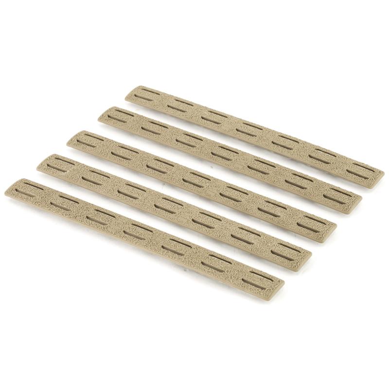 KeyMod Rail Panel Kit, 5.5", Flat Dark Earth, 5 Pack BCM-KMR-RP-FDE-5