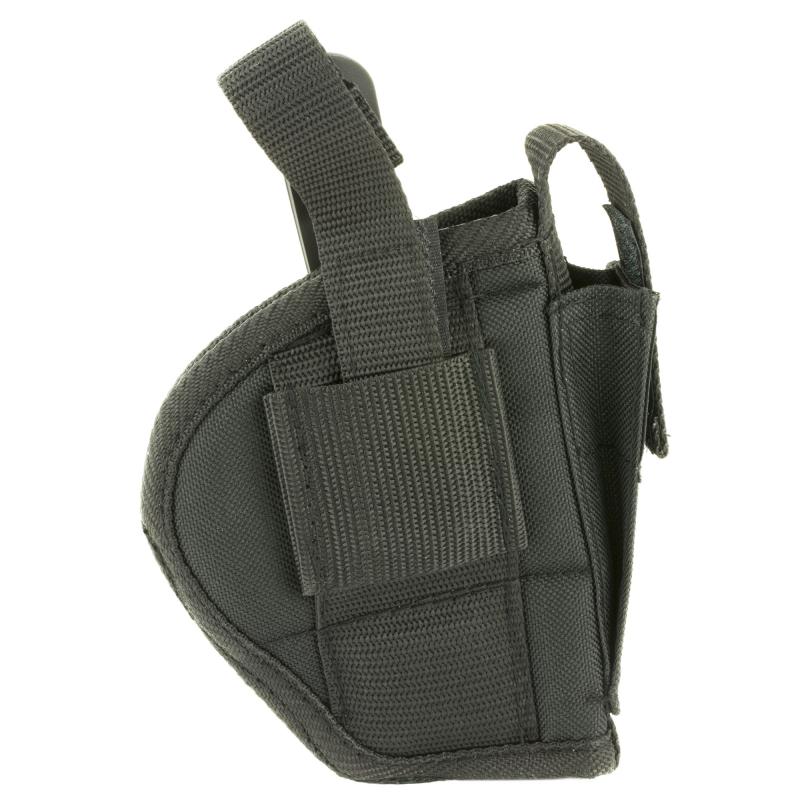 Belt and Clip Ambidextrous Holster For Most Compact Autos With 3-4 Inch Barrels Black