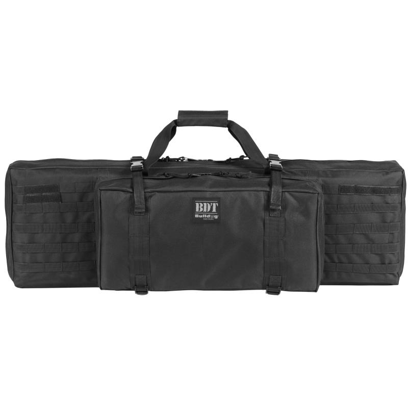 Standard Tactical Rifle Case, Fits Single Rifle, 38" Soft Case, Shoulder Strap, Large Front Pocket, Black BDT30-38B