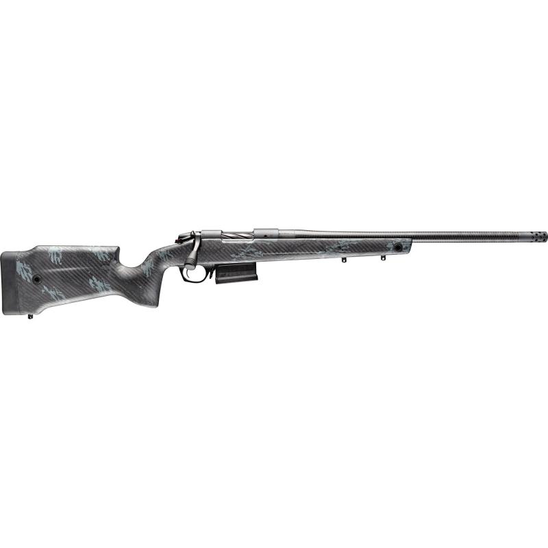 Premier Series, Crest Carbon, Bolt Action Rifle, 6.5 PRC, 20" Carbon Fiber Barrel, Threaded 5/8x24, Omni Muzzle Brake, Cerakote Finish, Sniper Gray, Monte Carlo Carbon Fiber Stock, 3 Rounds, 1 AICS Style Magazine B14SM759CF