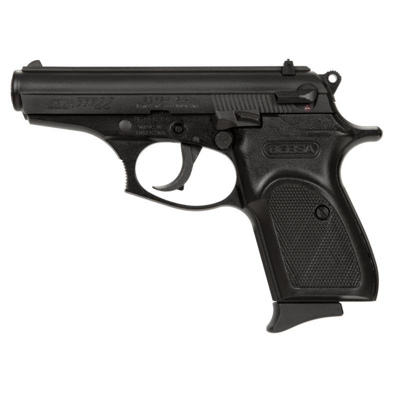 Thunder, DA/SA, Compact, 22LR, 3.5" Barrel, Alloy Frame, Matte Black Finish, Polymer Grips, Fixed Sights, 1 Magazine, 10 Rounds T22M NOT TRANSFERABLE IN MN