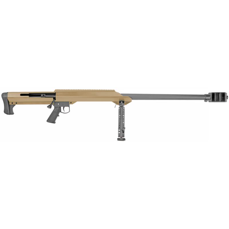 Model 99 Heavy Barrel System .50 BMG 32 Inch Heavy Bull Barrel With Carry Case Tan Cerakoted Receiver