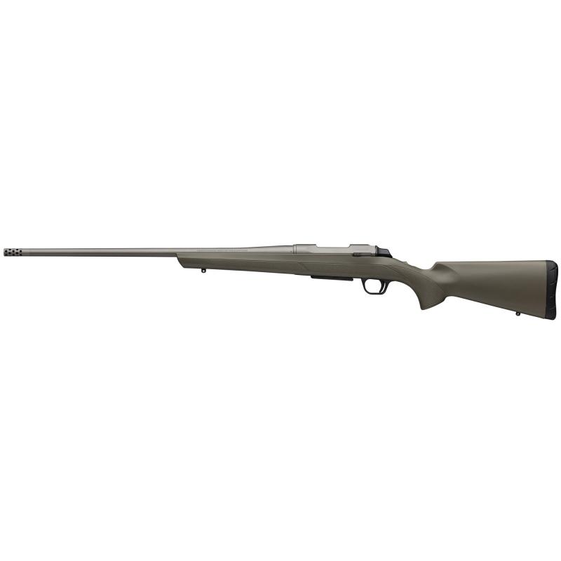AB3 Composite, Bolt Action Rifle, 6.5 Creedmoor, 22" Sporter Contour Barrel, 1:8 Twist, Threaded M13X.75, Muzzle Brake, Cerakote Finish, Tungsten, Weather Resistant Composite Olive Drab Green Stock, 4 Rounds, 1 Magazine 035842282