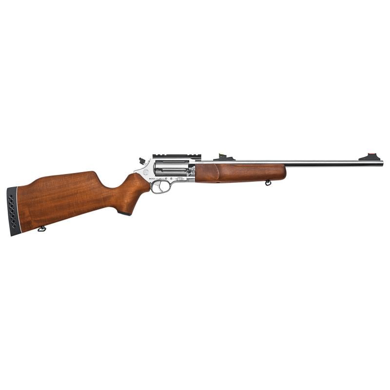 Rossi Circuit Judge .45 Long Colt/.410 Gauge 18.5 Inch Rifled Barrel Stainless Steel Finish 3 Inch Chamber Wood Monte Carlo Stock 5 Round