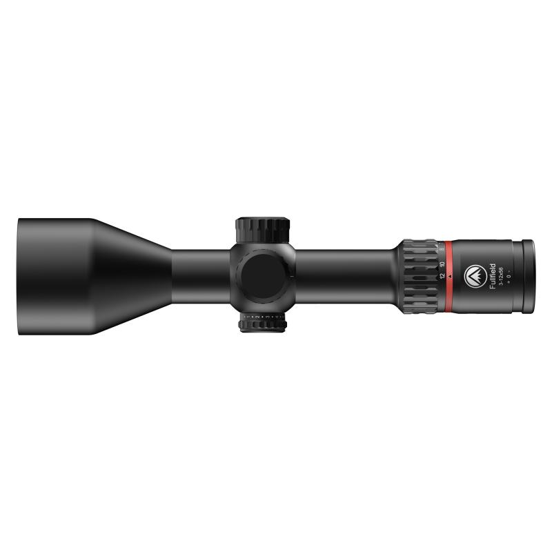 Fullfield, Rifle Scope, 3-12X Magnification, Second Focal Plane, Heavy Duplex Reticle, 56mm Objective Black, 30mm Main Tube, Matte Finish, Black 201541