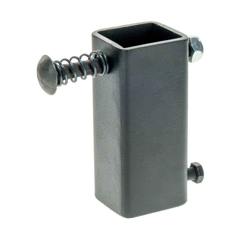 T-Post Hanger, Steel, Hardware Included, Black 1102669