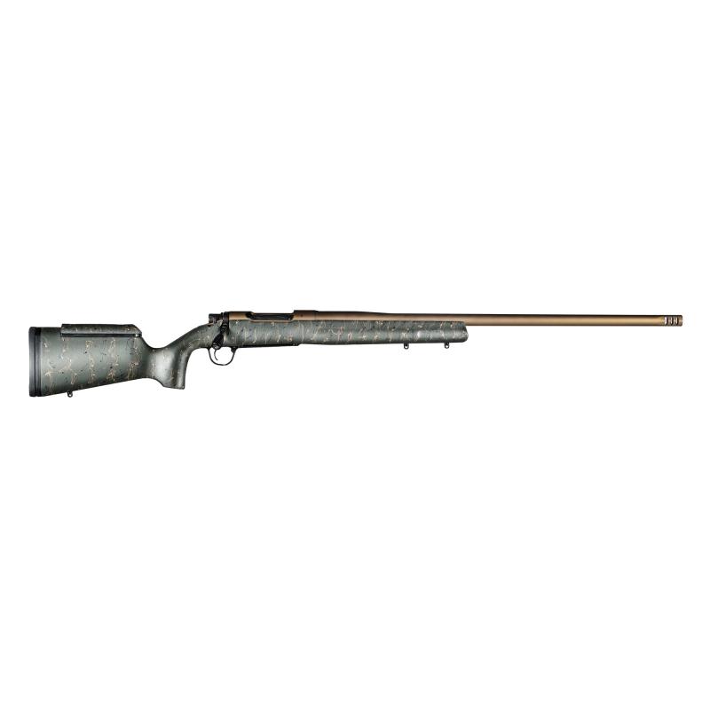Mesa Long Range | 338 Lapua Mag, 27, 1:9.3, Long Range, Green with Black and Tan webbing