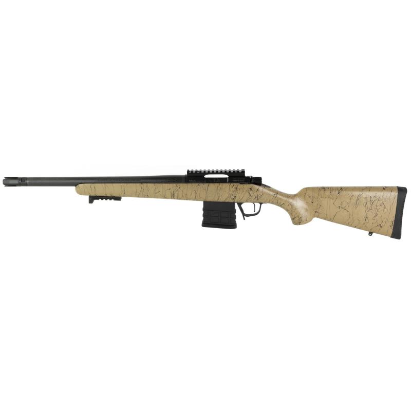 Ridgeline Scout | 300 BLK 16 1:7 Black Nitride Carbon Fiber Sporter Tan with Black webbing