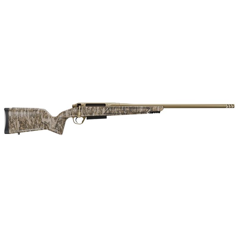 Evoke Mossy Oak, Bolt Action Rifle, 30-06 Springfield, 22" Barrel, RFR Muzzle Brake, Cerakote Finish, Flat Dark Earth, Mossy Oak Hybrid Hunter Stock, TriggerTech Trigger, 5 Rounds, 1 Magazine 801-15018-00
