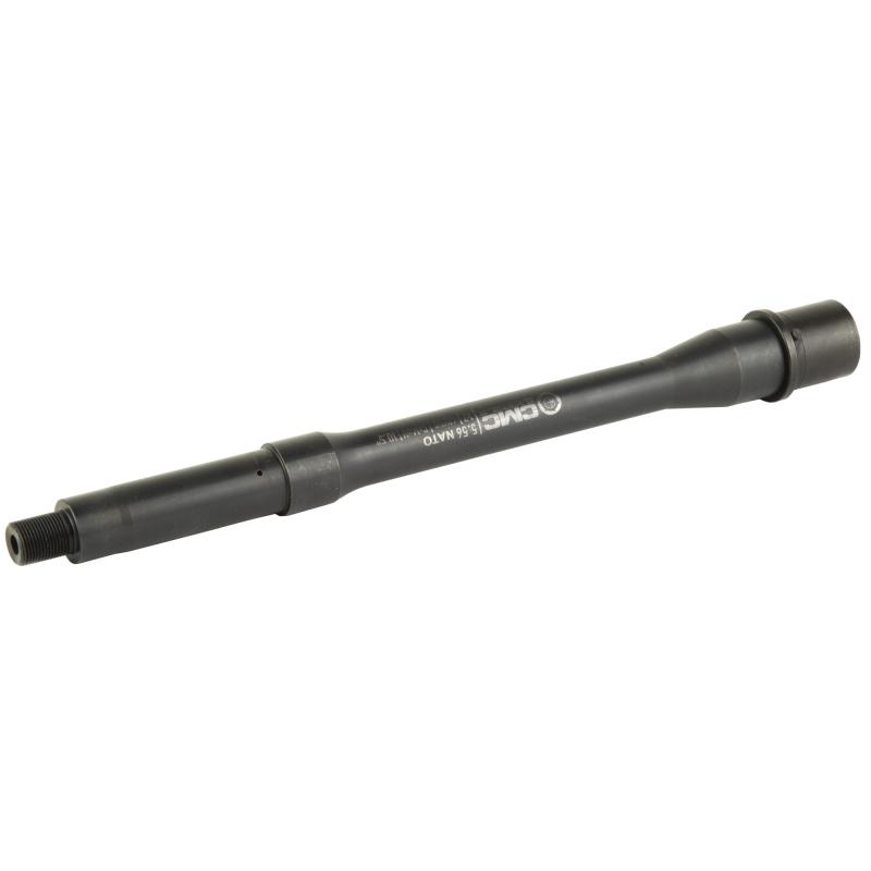 AR-15 Barrel, 556 NATO, 1:7 Twist, Carbine Length Gas System, 10.5" Long, Government Profile, Threaded 1/2x28, Nitride Finish, Black CMC-BBL-556-002