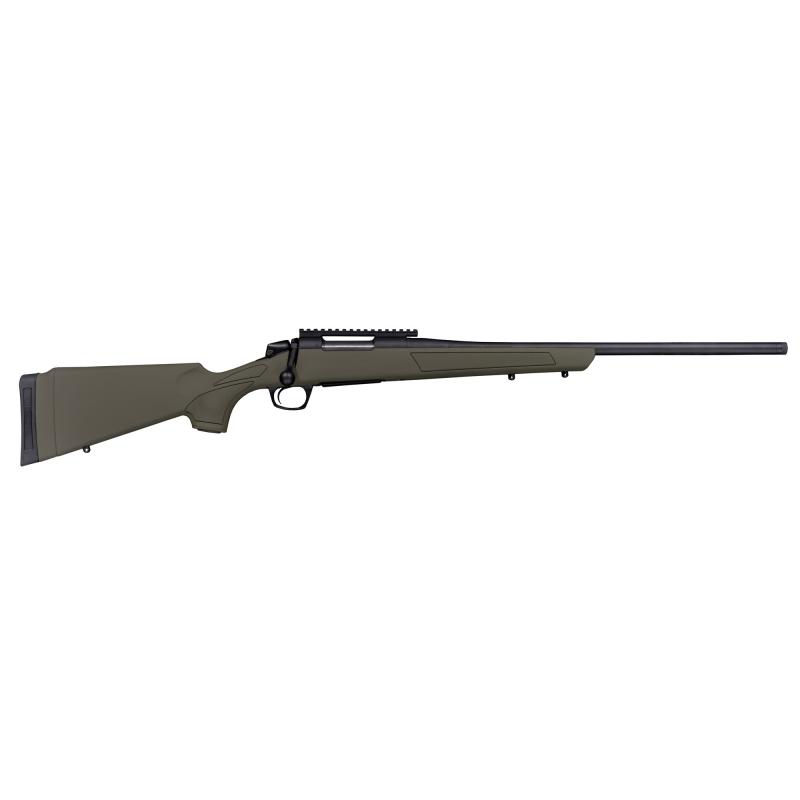 Cascade, Bolt Action Rifle, 308 Winchester, 22" Threaded Barrel, 5/8X24 Thread Pattern, Cerakote Finish, Graphite Black, Synthetic Stock, Olive Drab Green, 0 MOA Picatinny Rail, 1 Magazine, 4 Rounds CR3903G