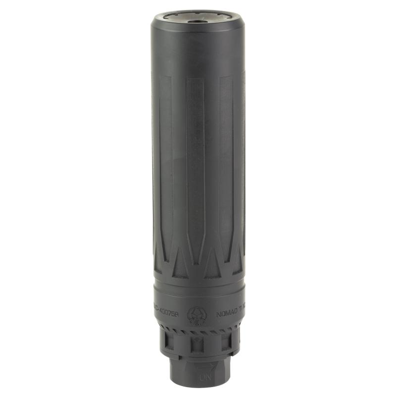 Nomad-TI XC, Suppressor, 7.03" Length, Rated Up to 300 Remington Ultra Magnum, Titanium, Cerakote Finish, Black, Xeno Adapter & DA124 Omni Brake NOMADTIXCXENOBLK