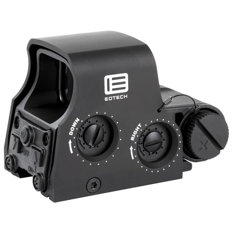 XPS3-2 | Single CR123 battery; reticle with 68 MOA ring and (2) 1 MOA dots, rear buttons