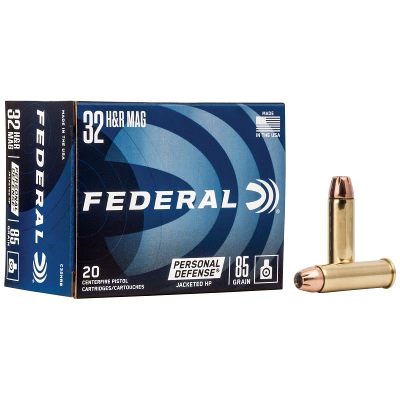 Personal Defense .32 H&R Magnum+P 85 Grain Jacketed Hollow Point