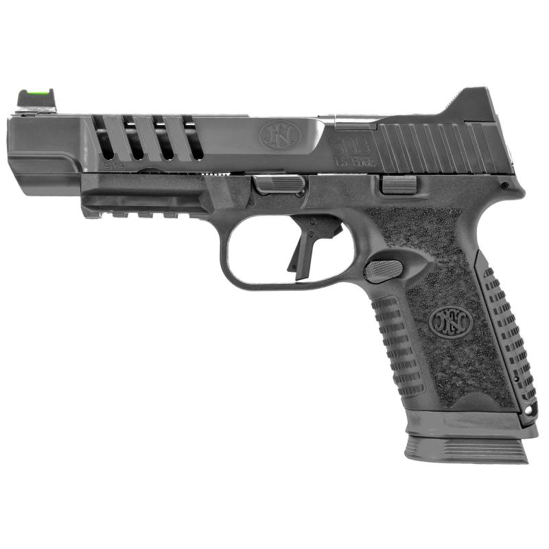509 LS Edge, Semi-automatic, Striker Fired, Full Size, 9MM, 5" Barrel, Graphite Color, Fiber Optic Sights, Long Slide, PVD Finish, Polymer Frame, Five MRD Mounting Plates, Two Frame Backstraps, 10Rd, 3 Magazines 66-100940