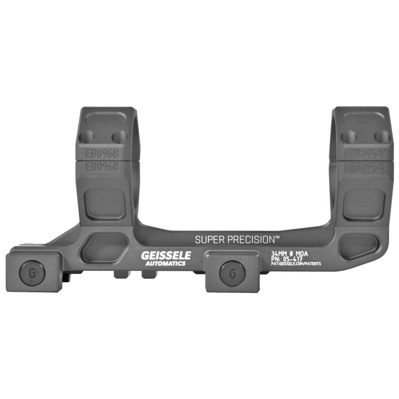Super Precision, Mount, 34mm, Black Color, Anodized Finish 05-417B